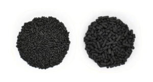 Extruded activated carbon 1