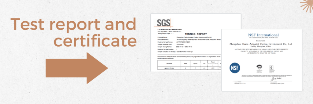 SGS Test report and certificate 1
