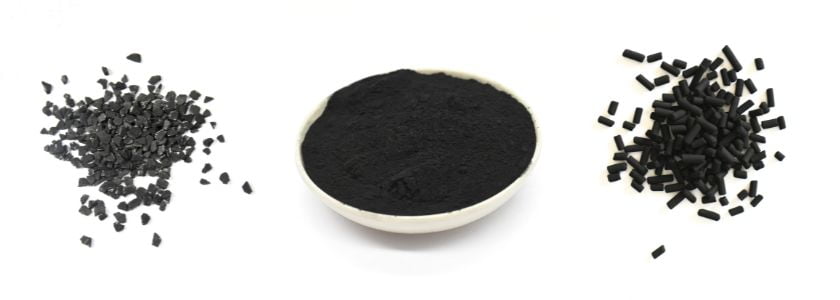 the difference among coconut shell and coal and wood activated carbon